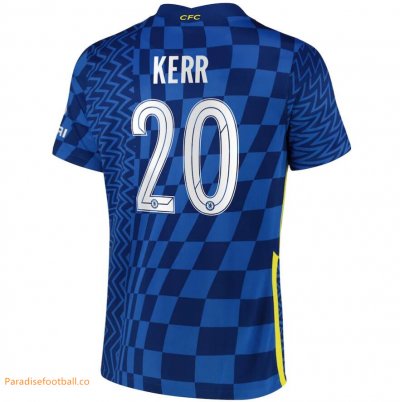 2021-22 Chelsea Cup Home Soccer Jersey Shirt with Kerr 20 printing