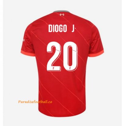 2021-22 Liverpool Cup Home Soccer Jersey Shirt with DIOGO J. 20 printing