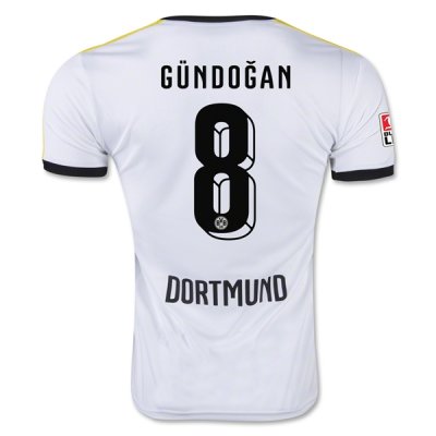 2015-16 Borussia Dortmund GUNDOGAN #8 Third Soccer Jersey