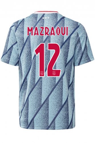 2020-21 Ajax Away Soccer Jersey Shirt Noussair Mazraoui #12