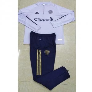 2020-21 Leeds United Grey Training Kits Sweatshirt with Pants