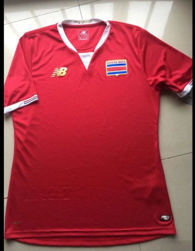 2016-17 Costa Rica Home Soccer Jersey