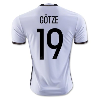 2016 Germany GOTZE #19 Home Soccer Jersey