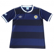 1986 Scotland Retro Home Soccer Jersey Shirt