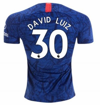 David Luiz #30 Chelsea Home Soccer Jersey Shirt 2019-20