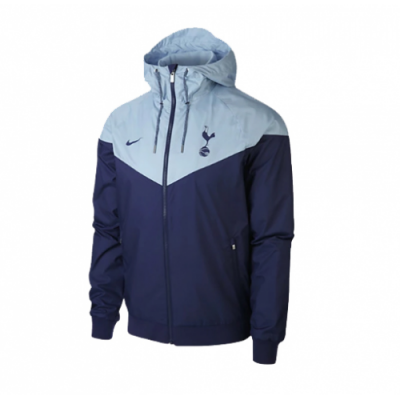 18-19 Tottenham Hotspur Blue&Gray Hoody Jacket