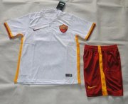 Kids Roma 2015-16 Away Soccer Shirt With Shorts