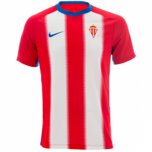 2018-19 Sporting Gijon Home Soccer Jersey