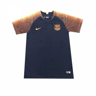 2018-19 Barcelona Golden&Navy Training Shirt