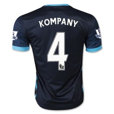 2015-16 Manchester City KOMPANY 4 Away Soccer Jersey