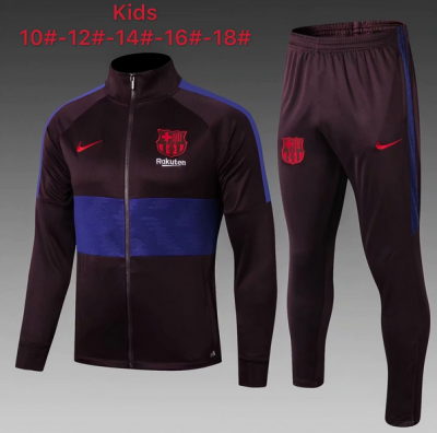 Youth 2019-20 Barcelona Purple Jacket Training Suits