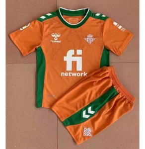 Kids Real Betis 2022-23 Third Away Soccer Kits Shirt With Shorts