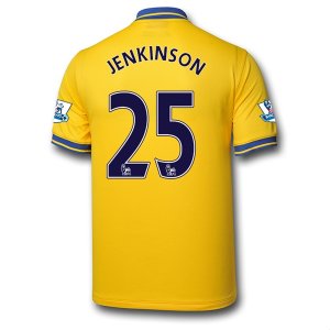 13-14 Arsenal #25 JENKINSON Away Yellow Jersey Shirt 13-14 Arsenal #25 JENKINSON Away Yellow Jersey Shirt