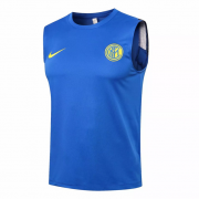 2021-22 Inter Milan Blue Wide-Back Vest Soccer Jersey Shirt