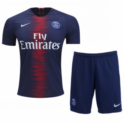 2018-19 Psg Home Soccer Jersey Kit (Shirt + Shorts)