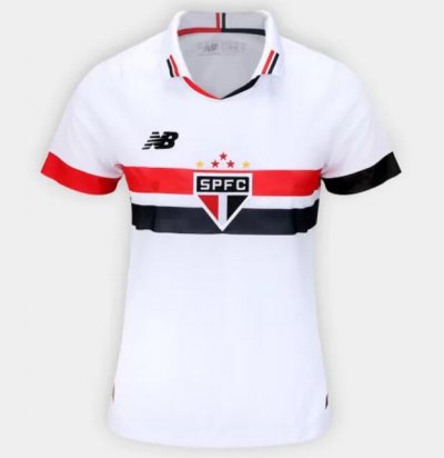 2024-25 Sao Paulo Women Home Soccer Jersey Shirt
