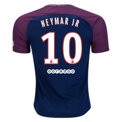 2017-18 PSG Neymar Jr #10 Home Soccer Jersey