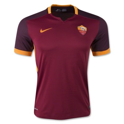 2015-16 Roma Home Soccer Jersey