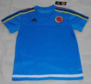 2015-16 Colombia Training Shirt Blue