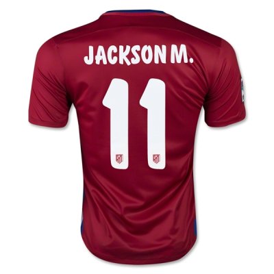 2015-16 Atletico Madrid JACKSON M. 11 Home Soccer Jersey
