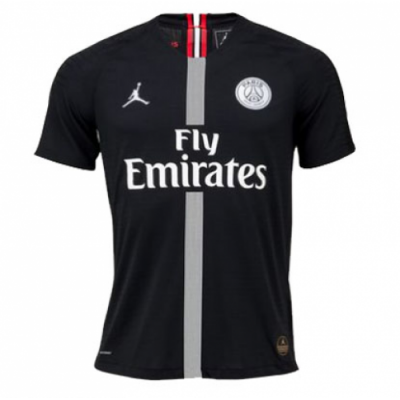 2018-19 Psg Jordan Third Away Black Soccer Jersey Shirt Player Version