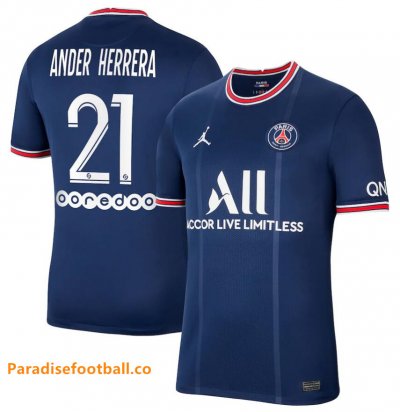 2021-22 Maillot PSG Domicile Soccer Jersey Shirt Ander Herrera 21