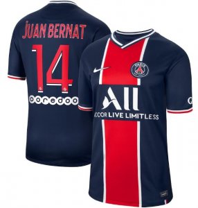 2020-21 PSG Home Soccer Jersey Shirt Juan Bernat 14