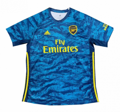 2019-20 Arsenal Blue Goalkeeper Soccer Jersey Shirt