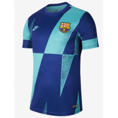 2019-20 Barcelona Blue Mix Training Shirt