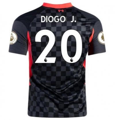 2020-21 Liverpool Third Away Soccer Jersey Shirt DIOGO JOTA #20