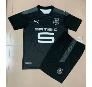 2020-21 Stade Rennais Kids Third Away Soccer Kits Shirt with Shorts