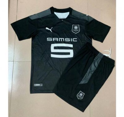 2020-21 Stade Rennais Kids Third Away Soccer Kits Shirt with Shorts