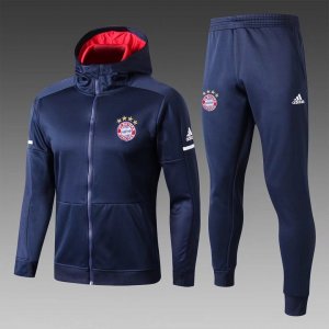 2017-18 Atletico Madrid Blue Soccer training Hoody jacket