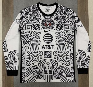 2021-22 Club America Long Sleeve Third Away Soccer Jersey Shirt