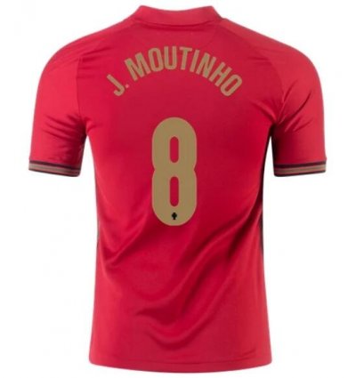 2020 EURO Portugal Home Soccer Jersey Shirt JOÃO MOUTINHO #8