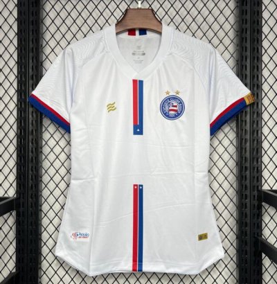 2024-25 Esporte Clube Bahia Home Women Soccer Jersey Shirt