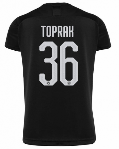 2019-20 Borussia Dortmund Away Soccer Jersey Shirt Toprak 36