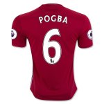 2016-17 Manchester United 6 POGBA Home Soccer Jersey