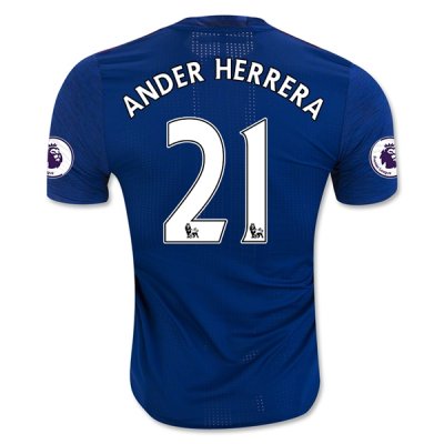 2016-17 Manchester United 21 ANDER HERRERA Away Soccer Jersey