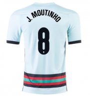 2020 EURO Portugal Away Soccer Jersey Shirt JOÃO MOUTINHO #8