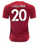 2019-20 Liverpool Home Soccer Jersey Shirt Adam Lallana #20