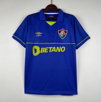 2023-24 Fluminense Blue Goalkeeper Soccer Jersey Shirt
