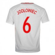 2016 Poland Jodlowiec 6 Home Soccer Jersey