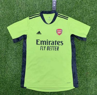 2020-21 Arsenal Goalkeeper Green Soccer Jersey Shirt