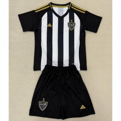 2025-26 Atletico Mineiro Kids Home Soccer Kits Shirt With Shorts
