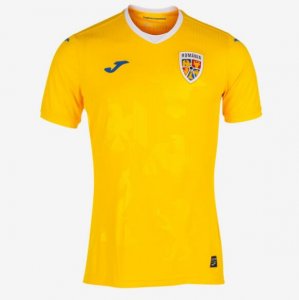 2021 Euro Romania Home Soccer Jersey Shirt