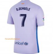 2021-22 Barcelona Away Soccer Jersey Shirt with OUSMANE DEMBÉLÉ 7 printing