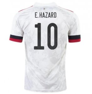 2020 EURO Belgium Away Soccer Jersey Shirt EDEN HAZARD #10
