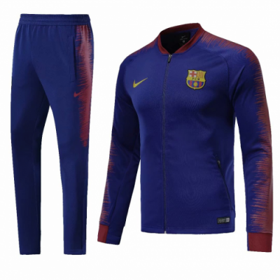 18-19 Barcelona Navy&Red Training Kit Jacket and Pants