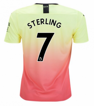 2019-20 Manchester City Third Away Soccer Jersey Shirt Sterling #7